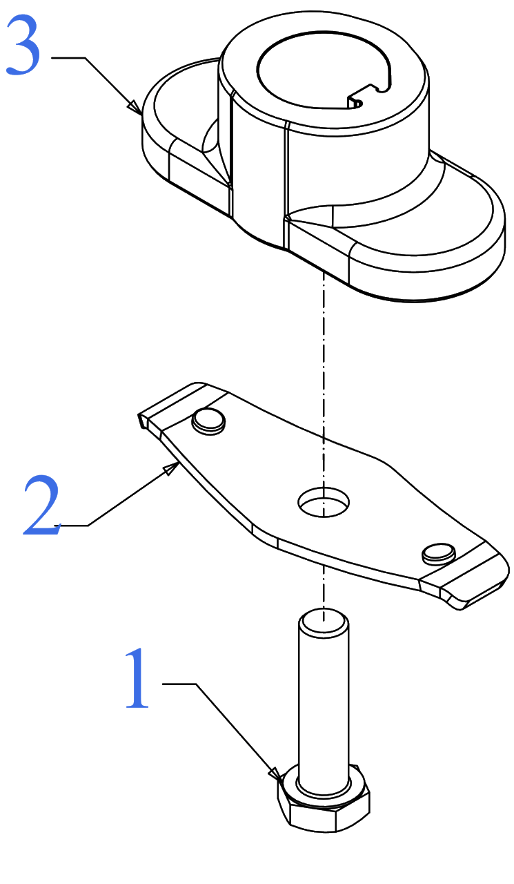 Blade Adapter Diagram and Parts List for 11A-B2ML345 2022 Yard Machines Lawn Mower